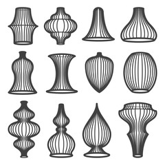 Lantern Black Vector