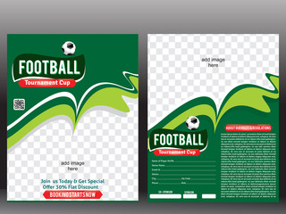 football flyer & poster design template