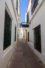 Typical nice clean city streets Cordoba, Spain