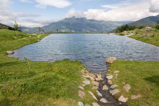 Lac du wolfsee en montagne
