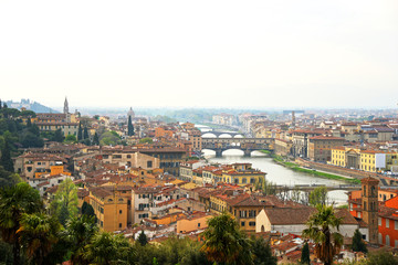 Fototapeta na wymiar Landscape of the Florence, Italy