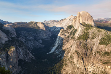 Obraz premium Sunset at Glacier Point in Yosemite National Park, California, USA.