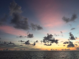 Sunset in the tropics