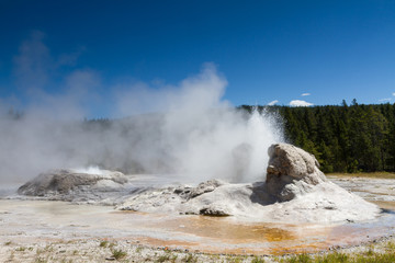 Eruption of Grotto Geyser