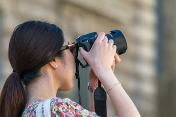 Touriste prenant photo © Pictures news