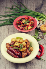 New roasted baked potato