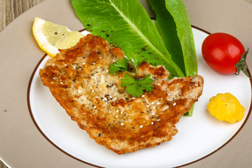 Pork schnitzel