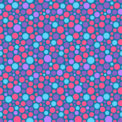 Seamless festive background from circles.  Vector Illustration. 