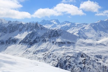 Obraz premium France winter - Savoie