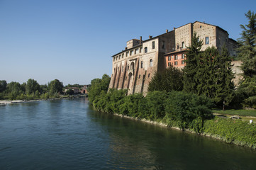 Fototapeta na wymiar Castello di Cassano d'Adda.
