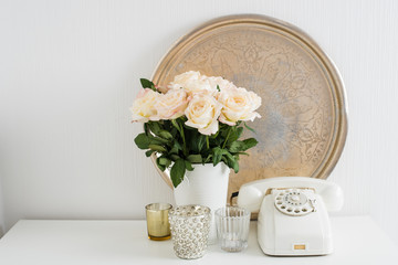 Apartment decoration retro style