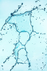 Water splash background