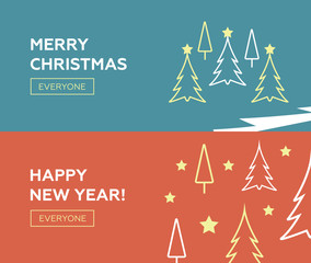 Christmas banners