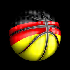 Germany basket ball, vector