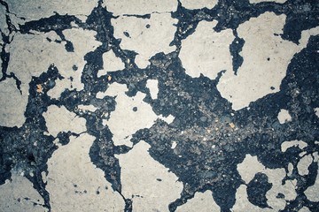 Cracks on the road