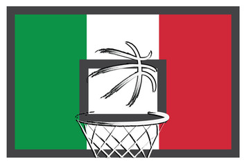 Italian basket ball, vector