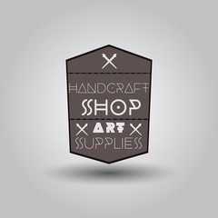 Retro Vintage Insignias or Logotypes set. Vector design elements