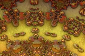 Fototapeta premium Computer rendered virtual scenery