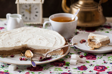 Fototapeta premium Cottage cheese tart