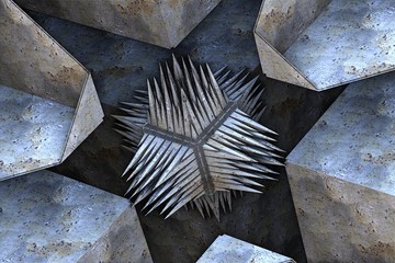 Computer rendered virtual scenery