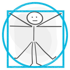 stickman human being