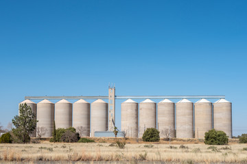 Grain silos at Modderrivier