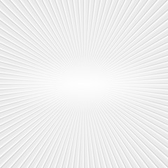 3D White Rays. Abstract Vector Background