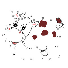 il gioco dei puntini, mucca