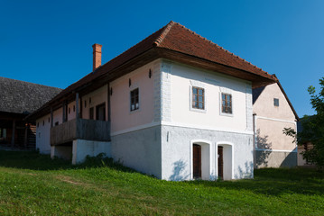 Fototapeta na wymiar Old tradicional House - Museum of the Slovak Village, Martin, Slovakia