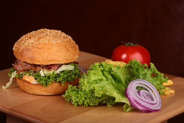 One big tasty burger