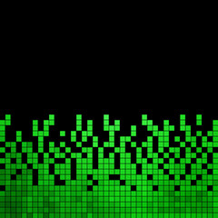 abstract vector square pixel mosaic background