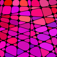 abstract vector stained-glass mosaic background
