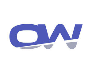 OW Letter Logo Modern