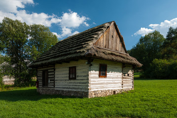 Wodden cottage from Liptov - Museum of the Slovak Village, Martin, Slovakia
