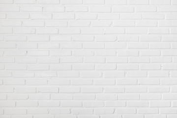 Naklejka premium White brick wall for background or texture