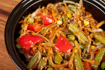 warm vegetable salad