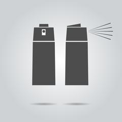 Deodorant spray vector icon