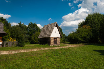 Obraz premium Cottage - Museum of the Slovak Village, Martin, Slovakia