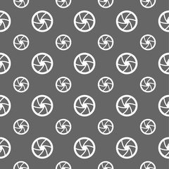 seamless pattern with camera shutter