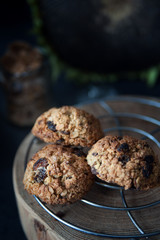 Healthy muesli cookies