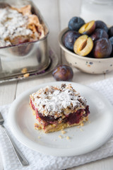 Sweet plum cake