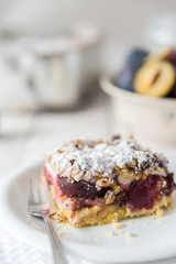 Sweet plum cake