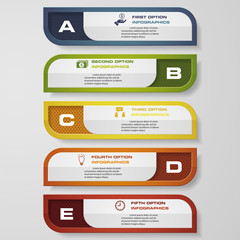 Design clean number banners template/tags or website layout. Vector.