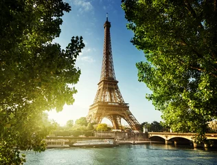 Fotobehang Eiffel tower, Paris. France © Iakov Kalinin