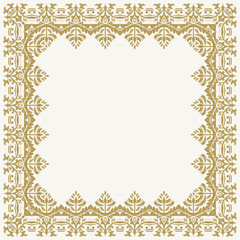 Floral Modern Vector Frame