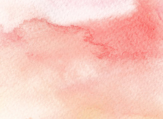 abstract art painting watercolor in red tones