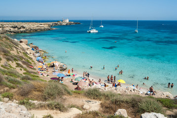 Obraz premium Favignana island.Sicily, Italy, Aegadian