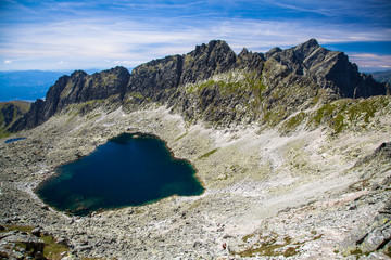 Tarn - Velke Wahlenbergovo pleso - in High Tatras, Slovakia