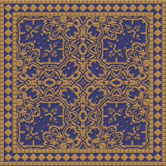 Decorative tile generated texture