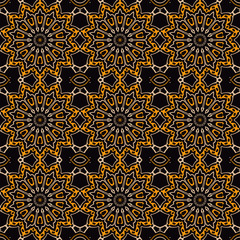 Wallpaper ornament floral seamless generated texture